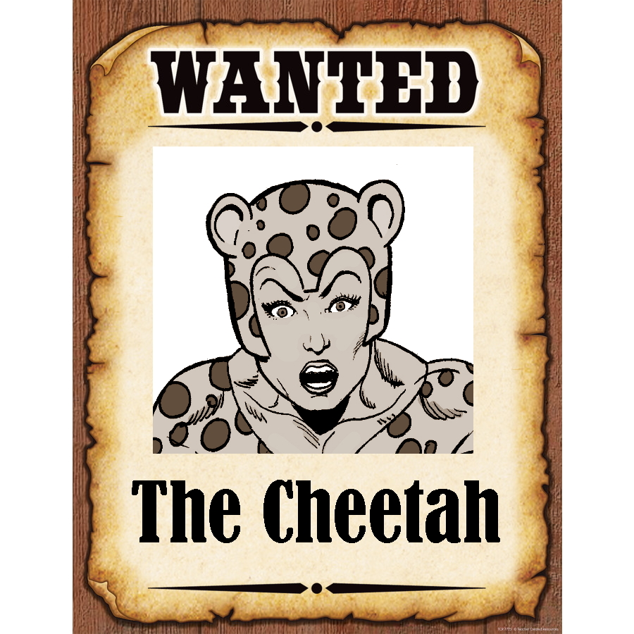 Wanted Poster Cheetah