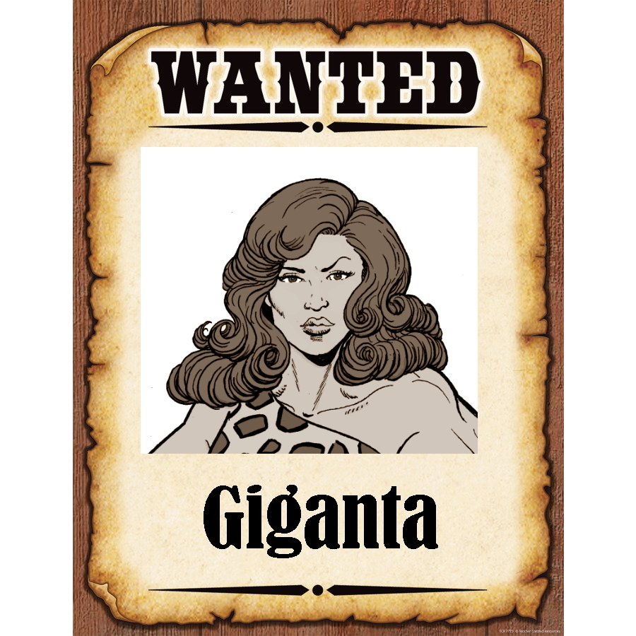 Wanted Poster Giganta