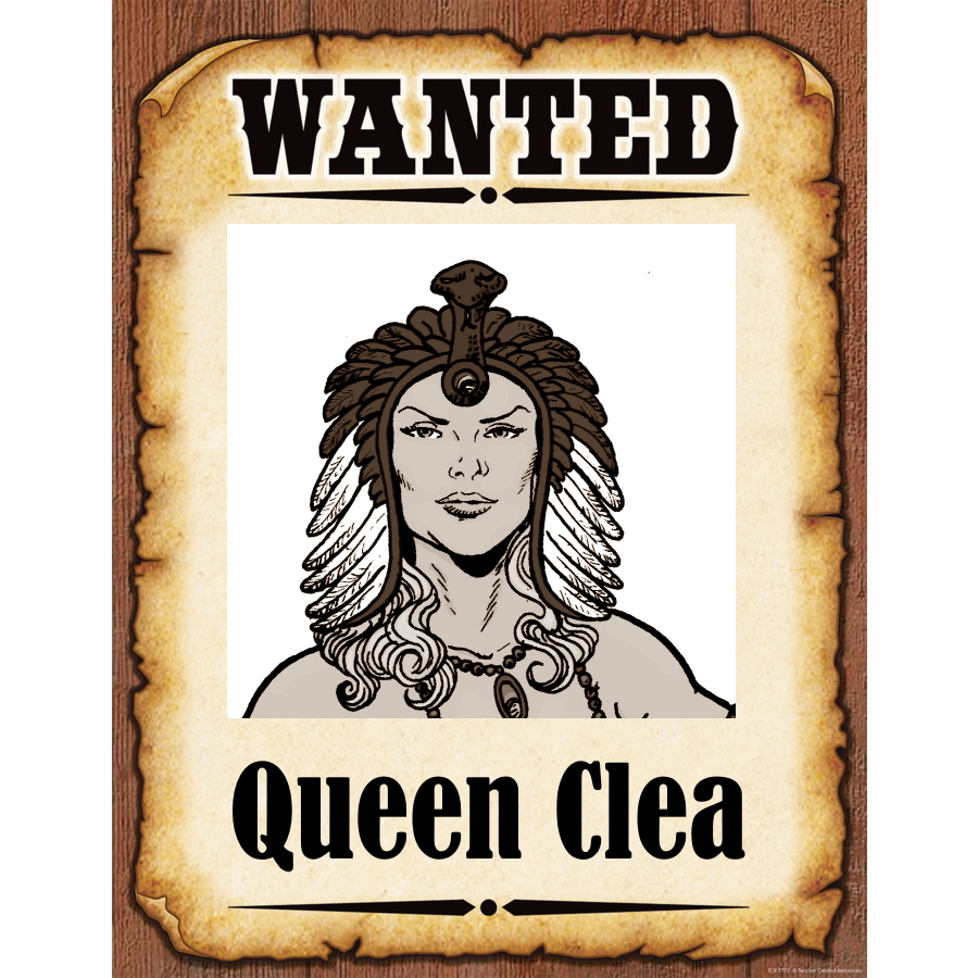 Wanted Poster Queen Clea