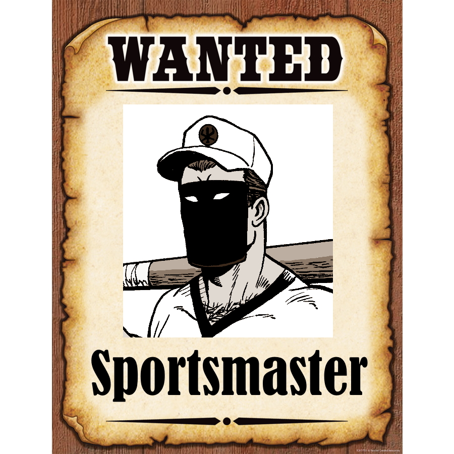Wanted Poster Sportsmaster
