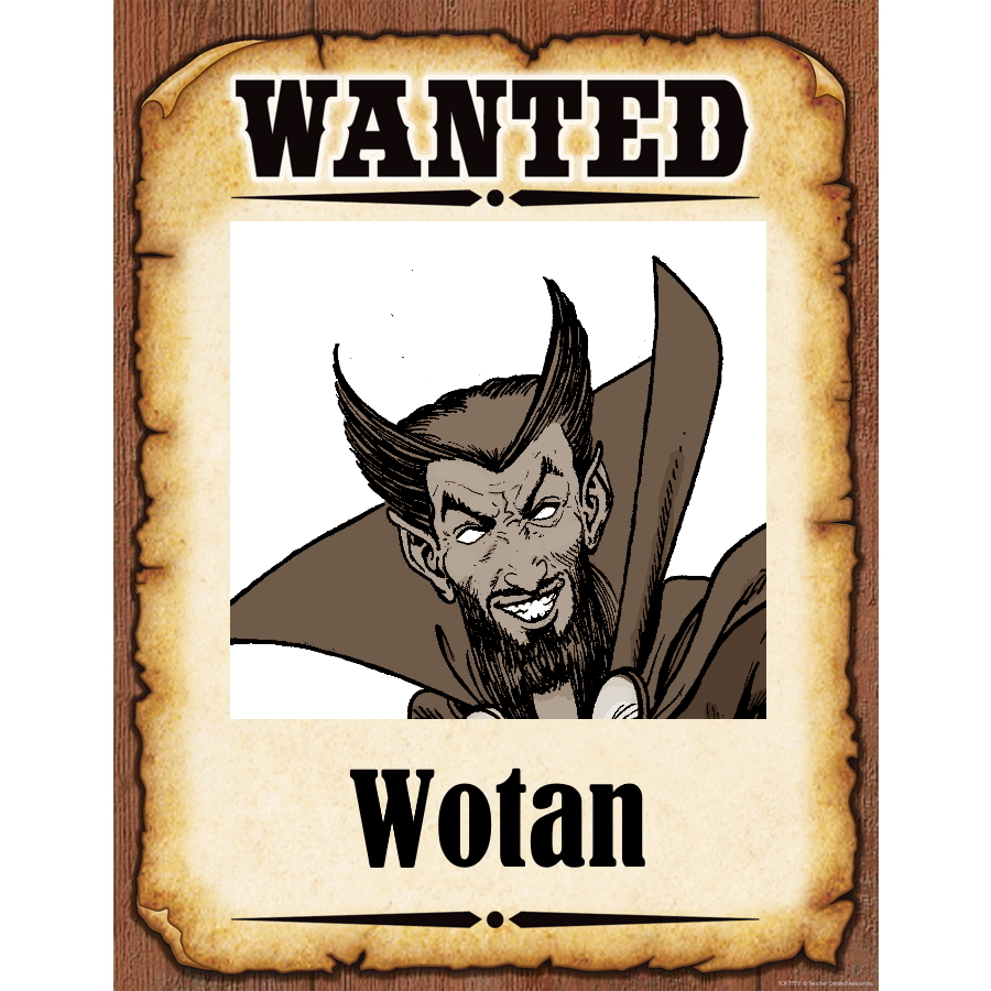 Wanted Poster Wotan