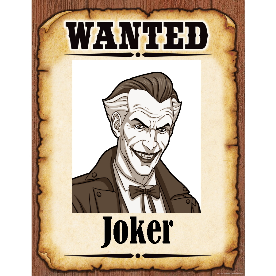 Wanted Poster Joker
