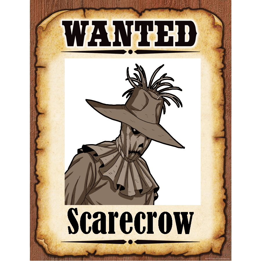 Wanted Poster Scarecrow