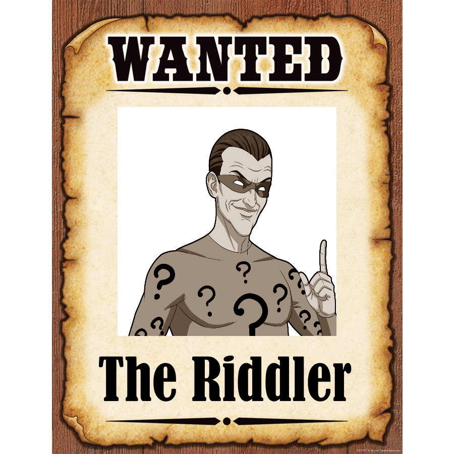 Wanted Poster The Riddler