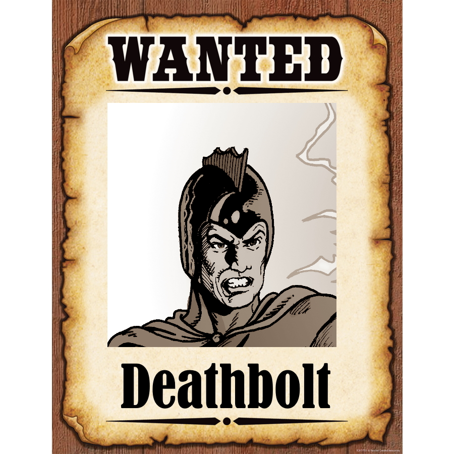 Wanted Poster Deathbolt